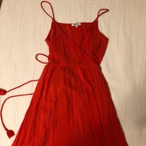Red Madewell summer dress